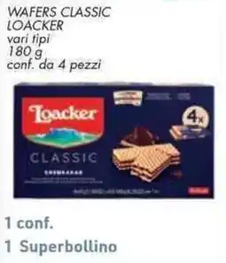 Conad Superstore Wafers Classic Loacker offerta