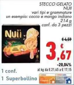 Conad Superstore STECCO GELATO NUIII offerta