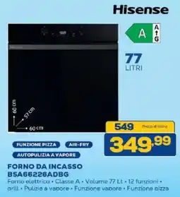 Euronics Bruno Hisense FORNO DA INCASSO offerta