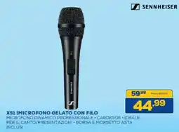 Euronics Bruno Sennheiser XS1 Microfono Gelato con Filo offerta