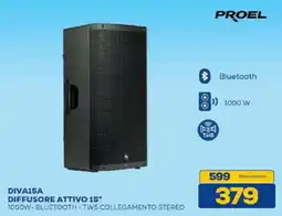 Euronics Bruno PROEL DIVA15A DIFFUSORE ATTIVO 15" offerta