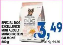 DEM SPECIAL DOG EXCELLENCE MINI ALDULT MONOPROTEIN SALMONE offerta