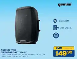 Euronics Bruno gemini DIFFUSORE ATTIVO 12" offerta