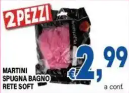 DEM Martini Spugna Bagno Rete Soft offerta
