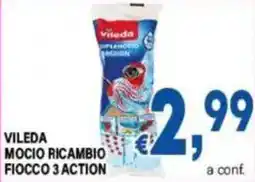 DEM VILEDA MOCIO RICAMBIO FIOCCO 3 ACTION offerta