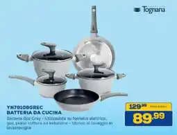 Euronics Bruno Tognana Batteria da cucina offerta