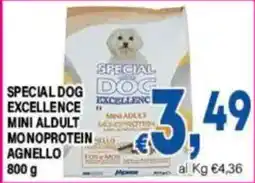 DEM SPECIAL DOG EXCELLENCE MINI ALDULT MONOPROTEIN AGNELLO offerta