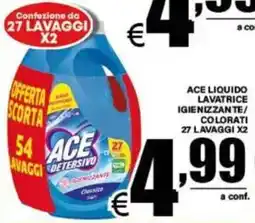 DEM ACE LIQUIDO LAVATRICE IGIENIZZANTE/ COLORATI offerta