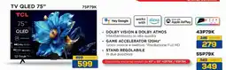 Euronics Bruno TCL TV QLED 75" TCL offerta