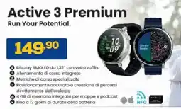 Euronics Bruno Amazfit Active 3 Premium offerta