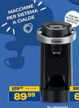 Euronics Bruno Macchine per sistema a cialde BlueMoon offerta