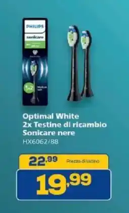 Euronics Bruno Optimal White Sonicare nere offerta