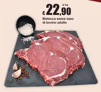 Sì con te Bistecca senza osso di bovino adulto offerta