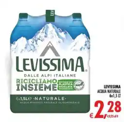 Gourmet Déco LEVlSSIMA ACQUA NATURALE offerta