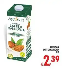 Gourmet Déco Agrosan Latte di Mandorla offerta