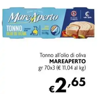 Eurospesa Tonno all'olio di oliva MAREAPERTO offerta