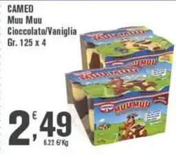 Conté Supermercati CAMEO Muu Muu Cioccolato/Vaniglia offerta