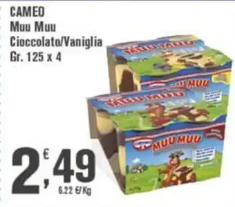 CAMEO Muu Muu Cioccolato/Vaniglia