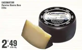 Conté Supermercati CADEMARTORI Pecorino Riserva Nera offerta