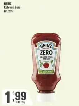 Conté Supermercati HEINZ Ketchup Zero offerta
