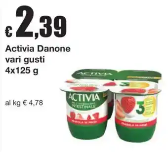 Sì con te Activia Danone offerta
