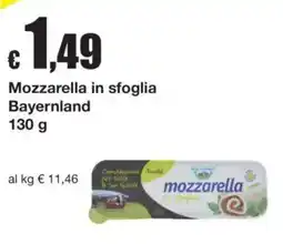 Sì con te Mozzarella in sfoglia Bayernland offerta