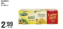 Conté Supermercati Valfrutta Mais offerta