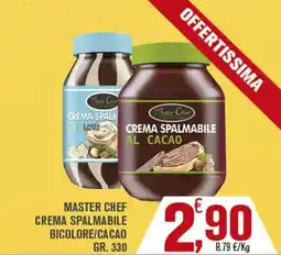 Conté Supermercati Master Chef Crema Spalmabile Bicolore/Cacao offerta