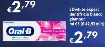 Oral-B 3Dwhite expert dentifricio bianco glamour