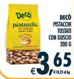 Gourmet Déco Decò pistacchi in guscio offerta