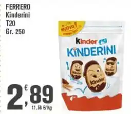 Conté Supermercati FERRERO Kinderini offerta