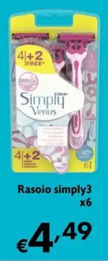 Eurospesa Rasoio simply3 offerta