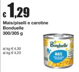 Sì con te Mais/piselli e carotine Bonduelle offerta