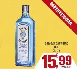 Conté Supermercati BOMBAY SAPPHIRE GIN offerta
