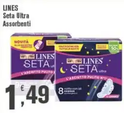 Conté Supermercati LINES Seta Ultra Assorbenti offerta