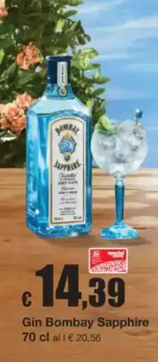 Sì con te Gin Bombay Sapphire offerta