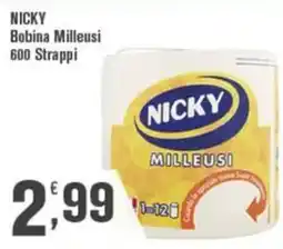 Conté Supermercati NICKY Bobina Milleusi offerta