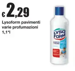 Sì con te Lysoform pavimenti offerta