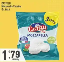 Conté Supermercati CASTELLI Mozzarella Vaccina offerta