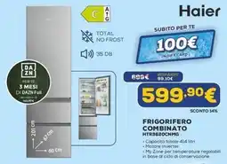 Euronics Haier FRIGORIFERO COMBINATO HTR3620CNMG offerta