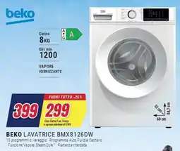 Trony BEKO LAVATRICE BMX8126DW offerta