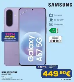 Euronics SAMSUNG GALAXY A57 offerta