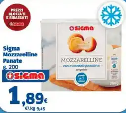 Sigma Sigma Mozzarelline Panate offerta
