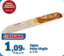 Sigma Sigma Pasta Sfoglia offerta