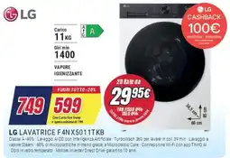 Trony LG LAVATRICE F4NX5011TKB offerta