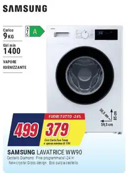 Trony SAMSUNG LAVATRICE WW90 offerta
