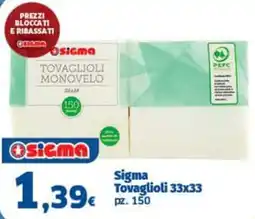 Sigma Sigma Tovaglioli offerta