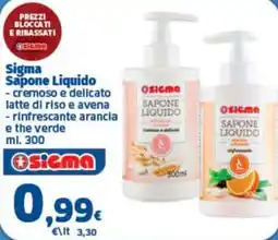 Sigma Sigma Sapone Liquido offerta