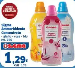 Sigma Sigma Ammorbidente Concentrato offerta