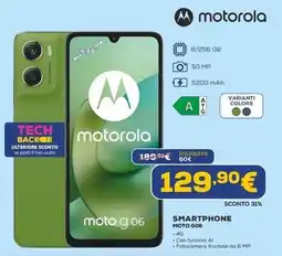 Euronics motorola moto g06 offerta
